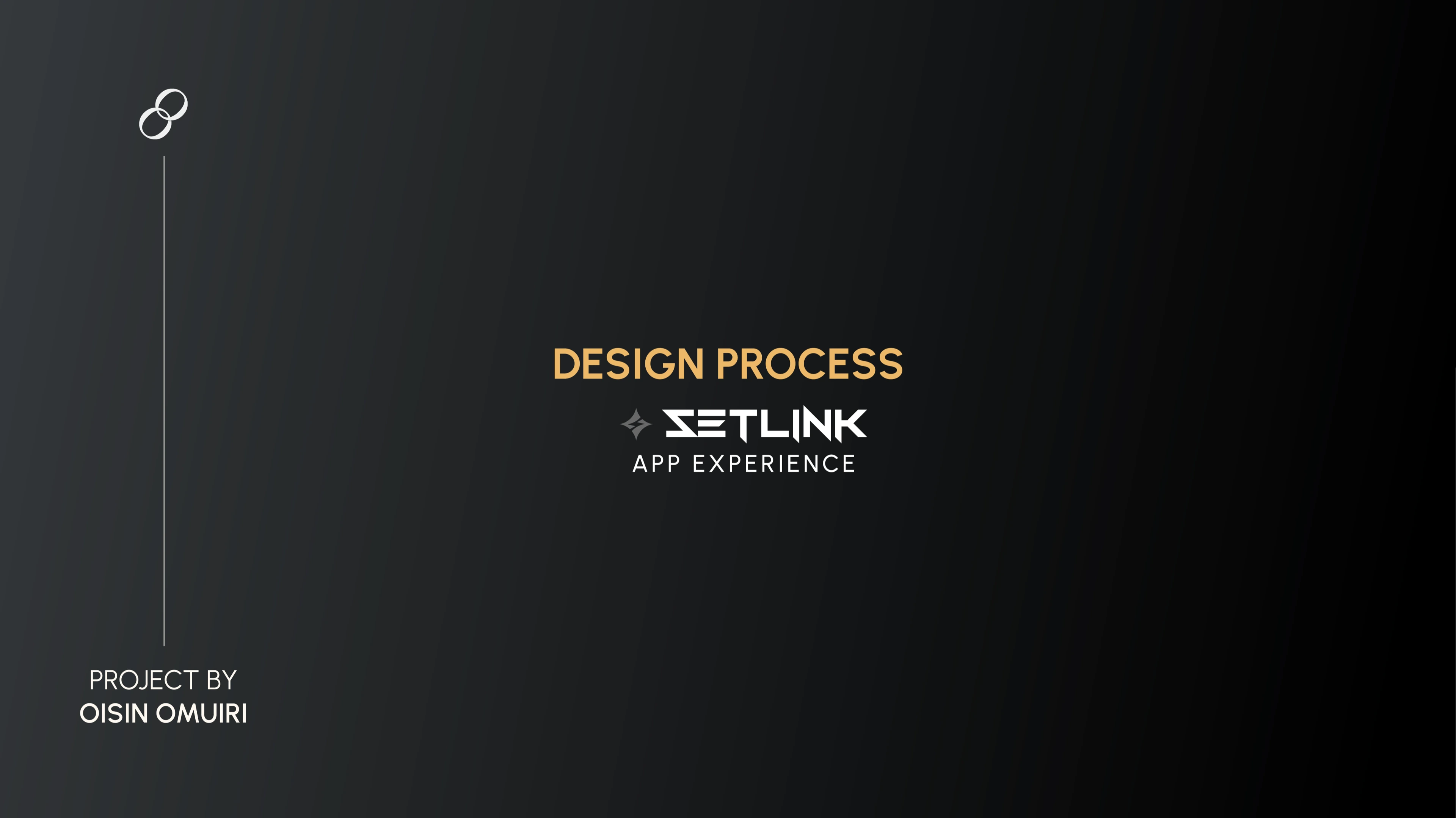 SetLink design process — slide 1 of 34